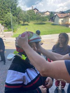 Visita Caserma V.F. Piné associazione ANFFAS